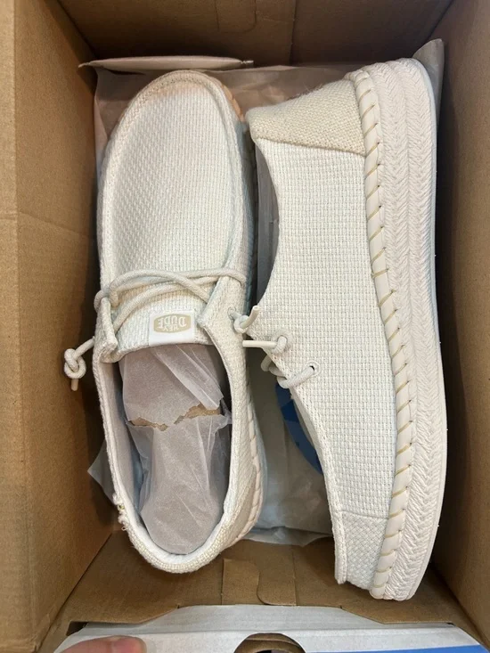 (Sold)Womens Hey Dude Hey duWendy Espadrille Woven sneakers size 9 - Picture 3 of 7